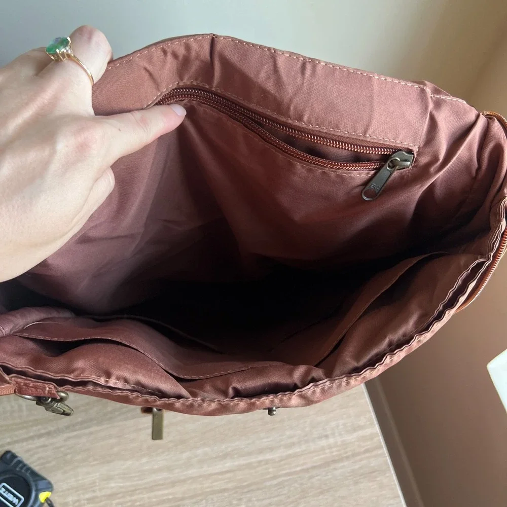 Charlie's Leather Dante XL‎ Laptop Flap Back Pack Leather Distressed Travel READ